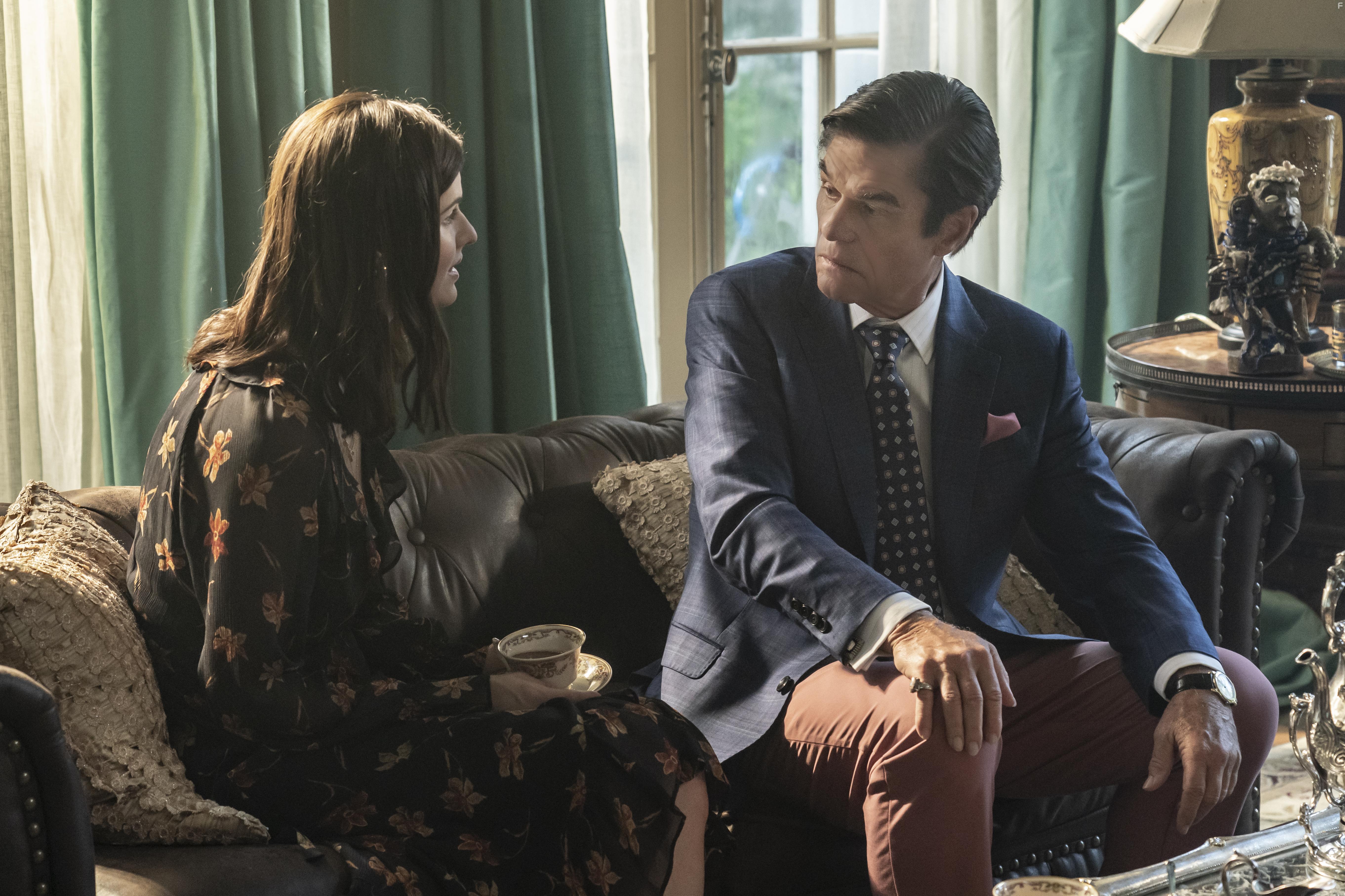 Harry Hamlin and Alexandra Daddario in Anne Rice's Mayfair Witches (2023)