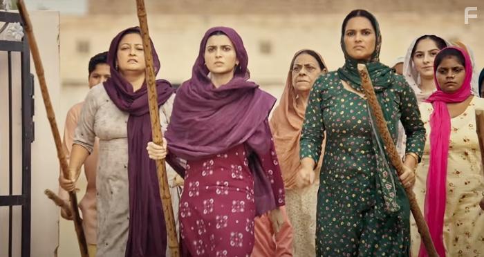 Manjeet Mani, Nirmal Rishi, Raj Dhaliwal, and Nimrat Khaira in Teeja Punjab (2021)
