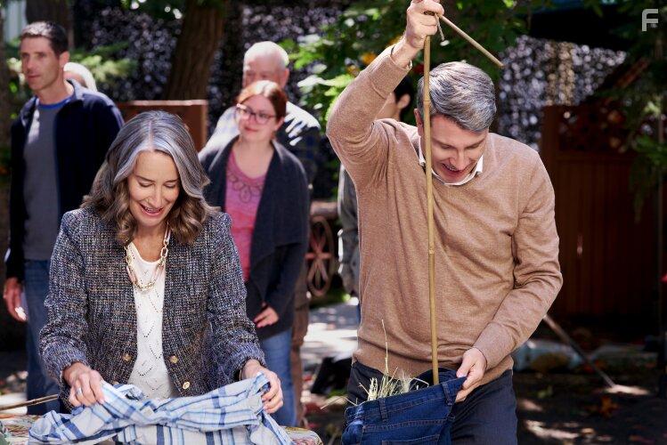 Paula Boudreau and Paul Essiembre in Pumpkin Everything (2022)