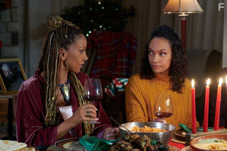 Holly Robinson Peete and Lyndie Greenwood in Holiday Heritage (2022)