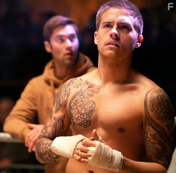 Dylan Sprouse and Austin North in Beautiful Disaster (2023)