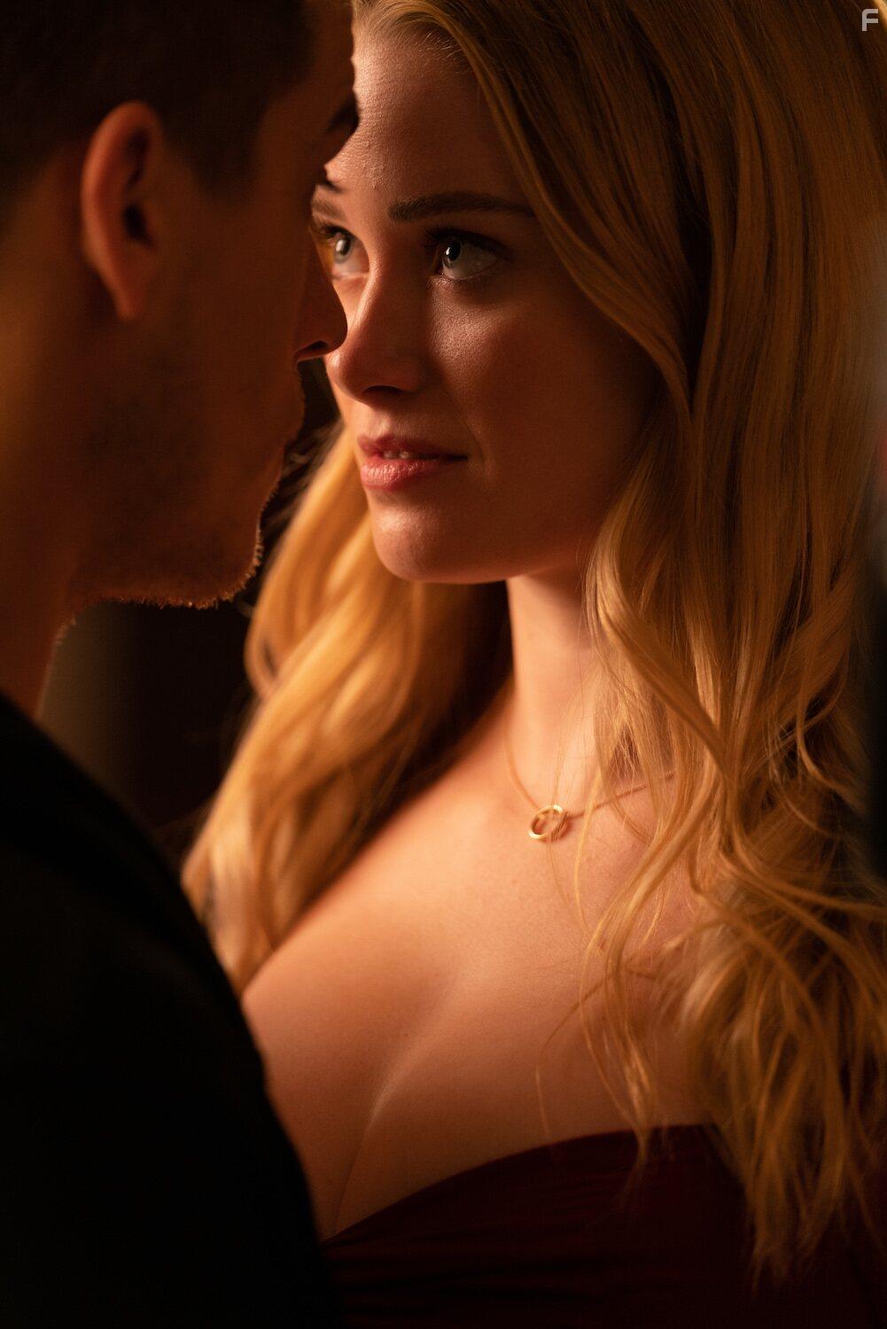 Dylan Sprouse and Virginia Gardner in Beautiful Disaster (2023)