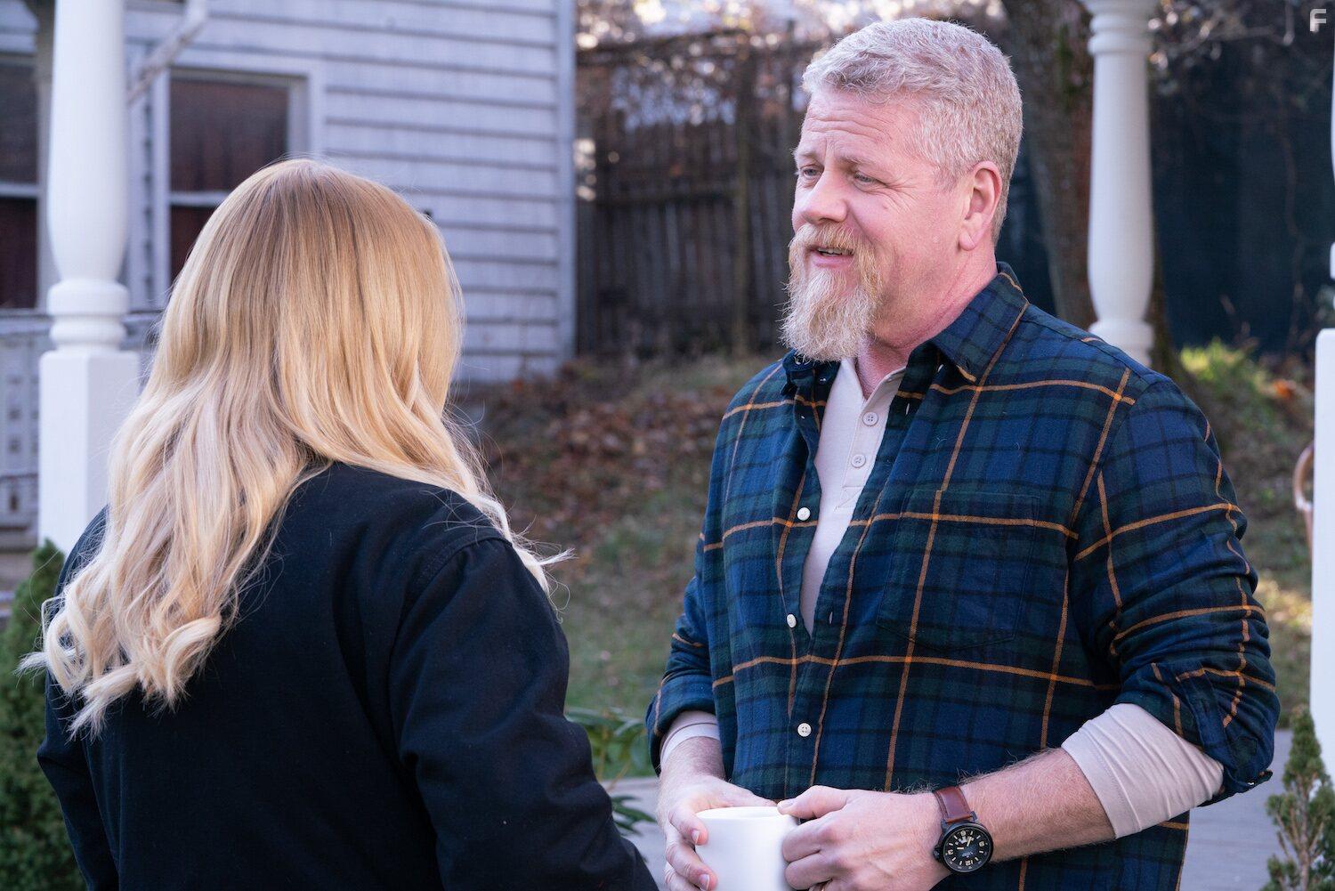 Michael Cudlitz and Virginia Gardner in Beautiful Disaster (2023)