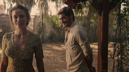 Serenay Sarikaya and Burak Deniz in Sahmaran (2023)