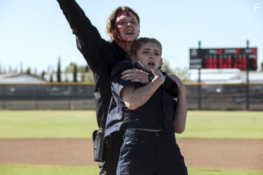 Willow Shields and Jack Kilmer in Detective Knight: Independence (2023)
