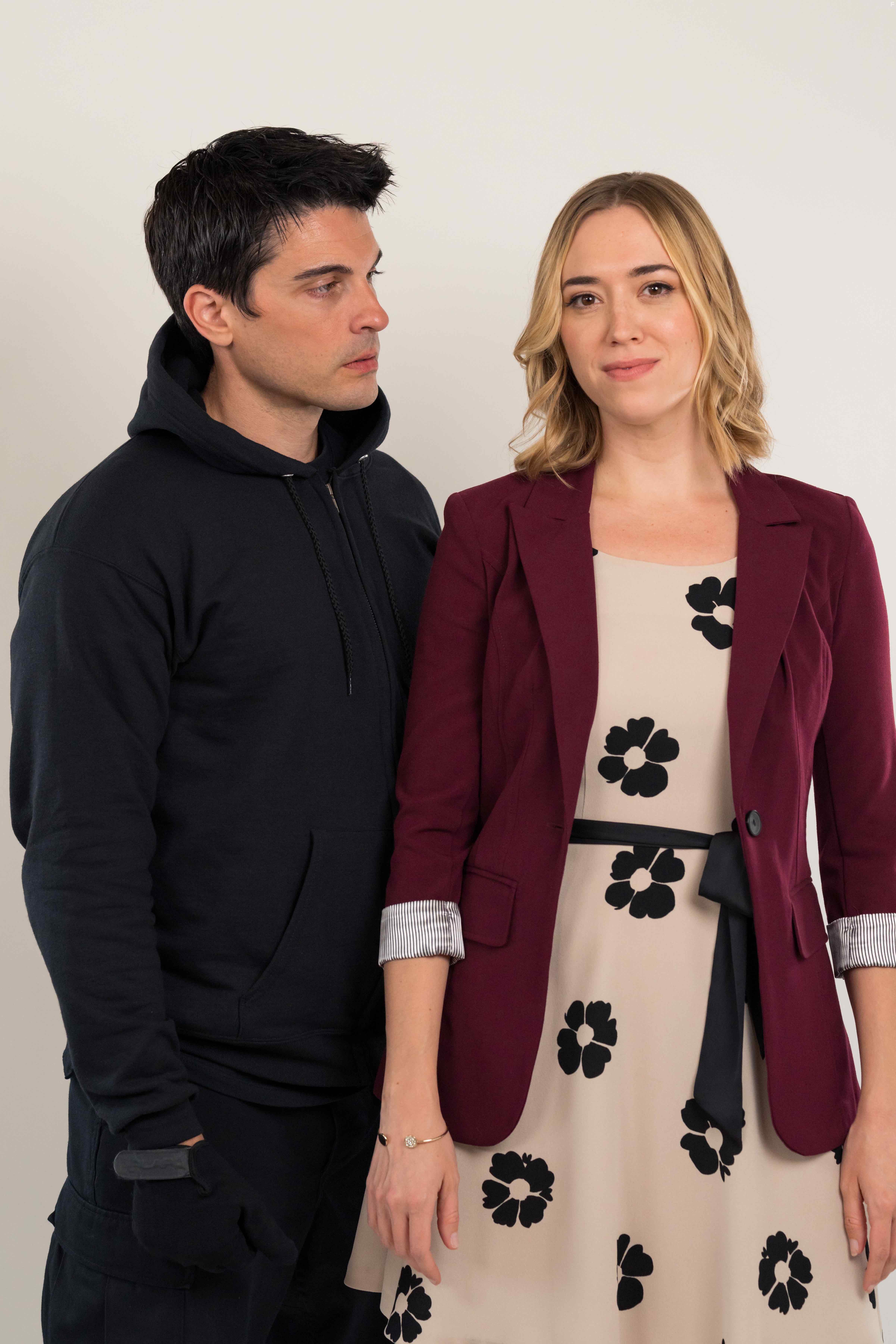 Andrea Bowen and Matt Magnusson in Hall Pass Nightmare (2022)