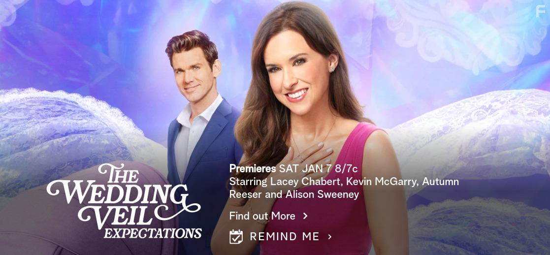 Lacey Chabert and Kevin McGarry in The Wedding Veil Expectations (2023)