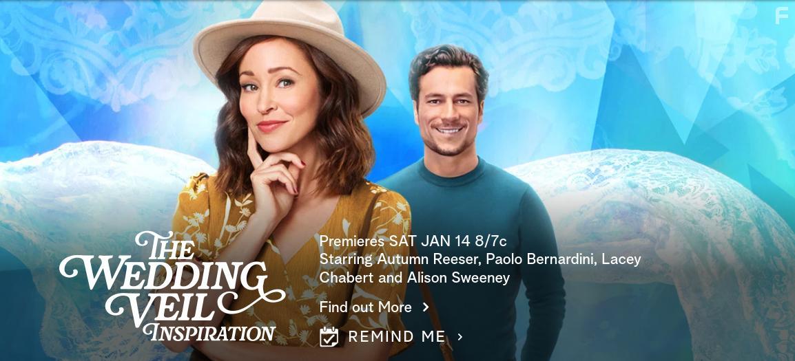 Autumn Reeser and Paolo Bernardini in The Wedding Veil Inspiration (2023)