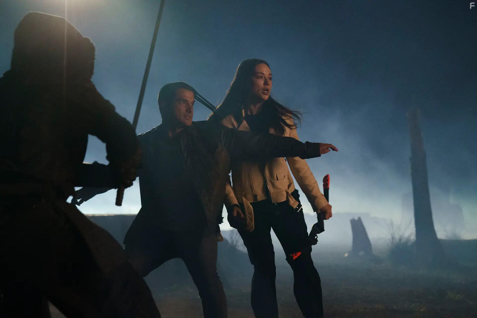 Tyler Posey and Crystal Reed in Teen Wolf: The Movie (2023)