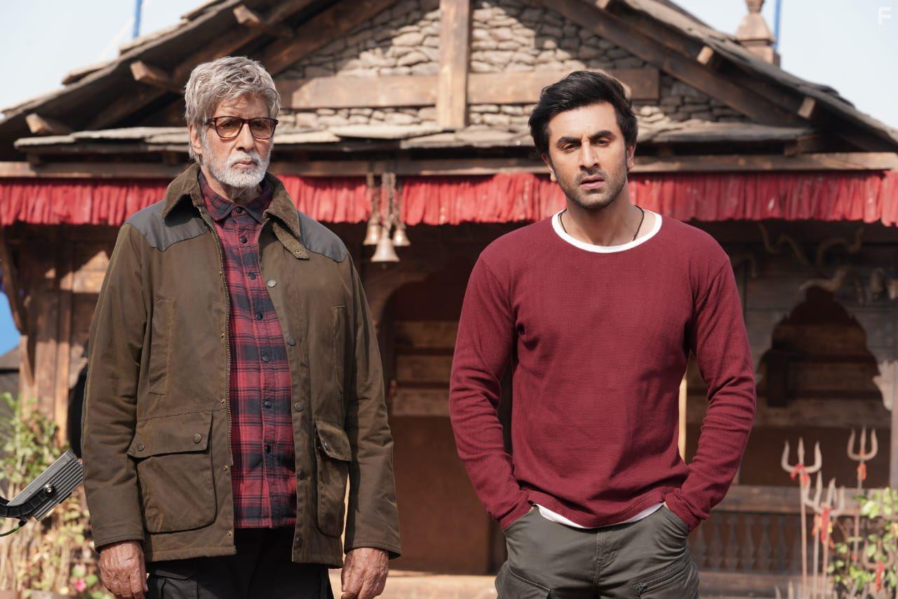 Amitabh Bachchan and Ranbir Kapoor in Brahmastra Part One: Shiva (2022)