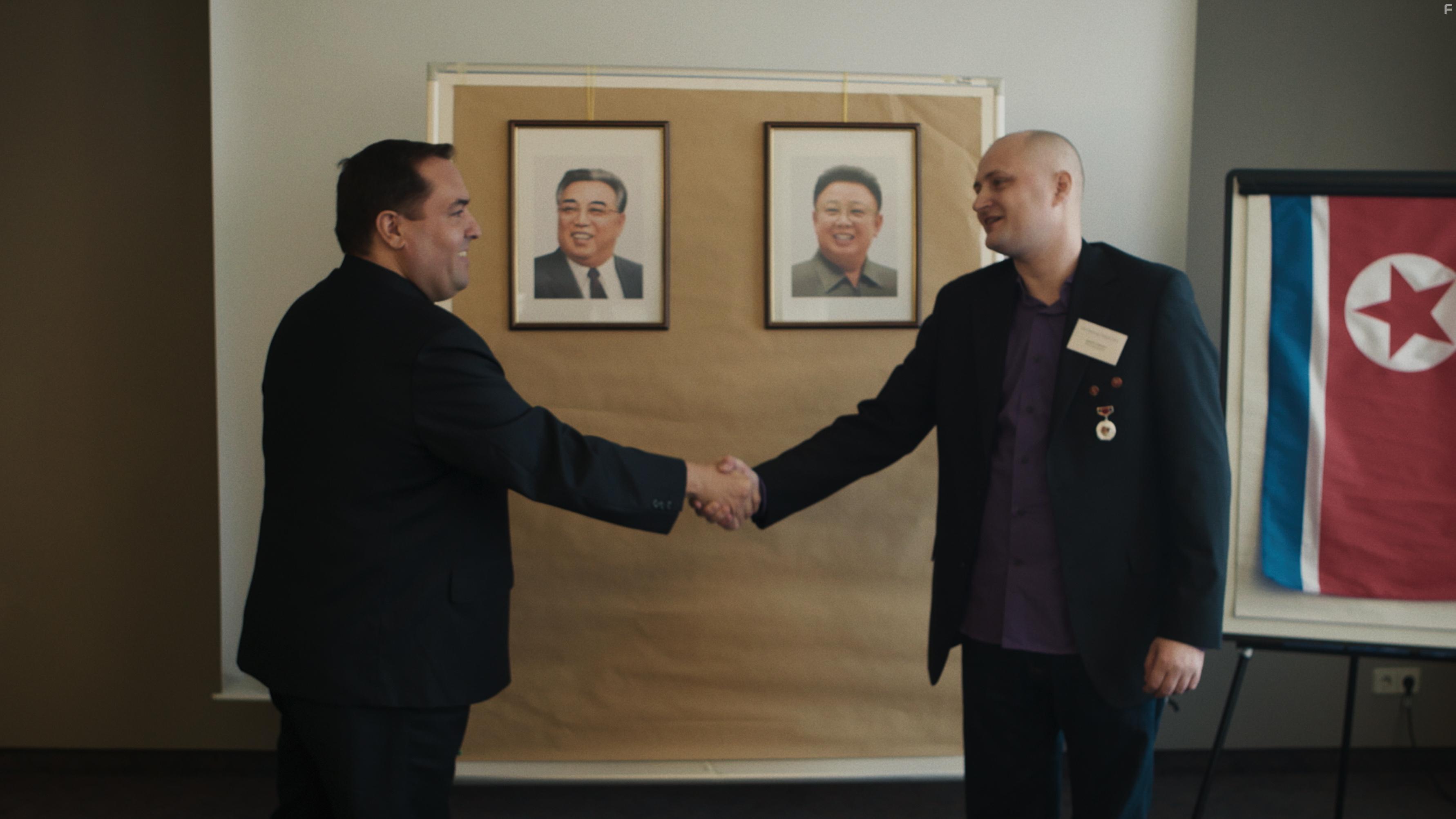 Ulrich Lvenskjold Larsen and Alejandro Cao de Benos de Les y Prez in The Mole: Undercover in North Korea (2020)