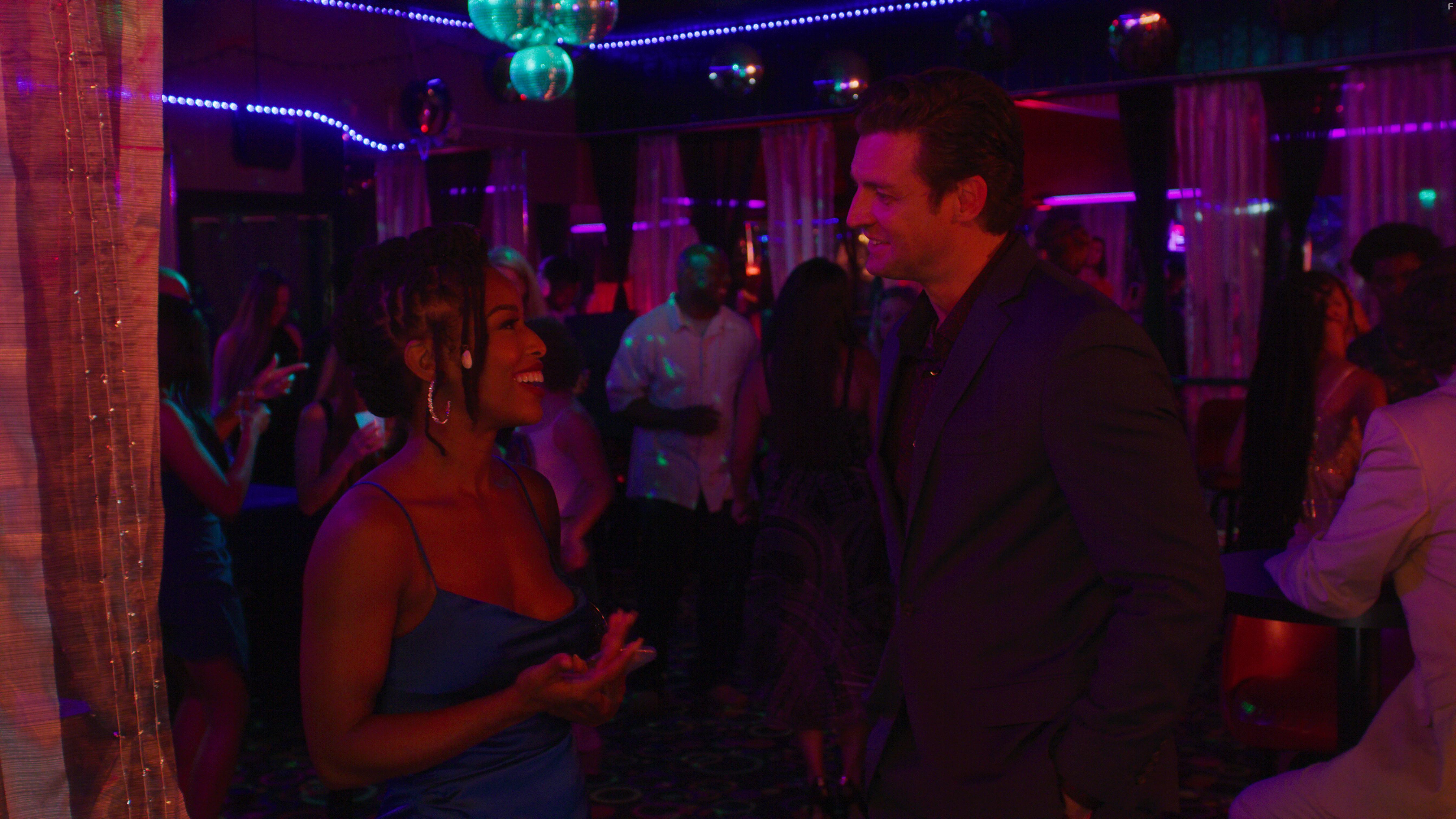 Donny Boaz, Ty Walker, Errol Sadler, and Brittany S. Hall in Girls Getaway Gone Wrong (2021)