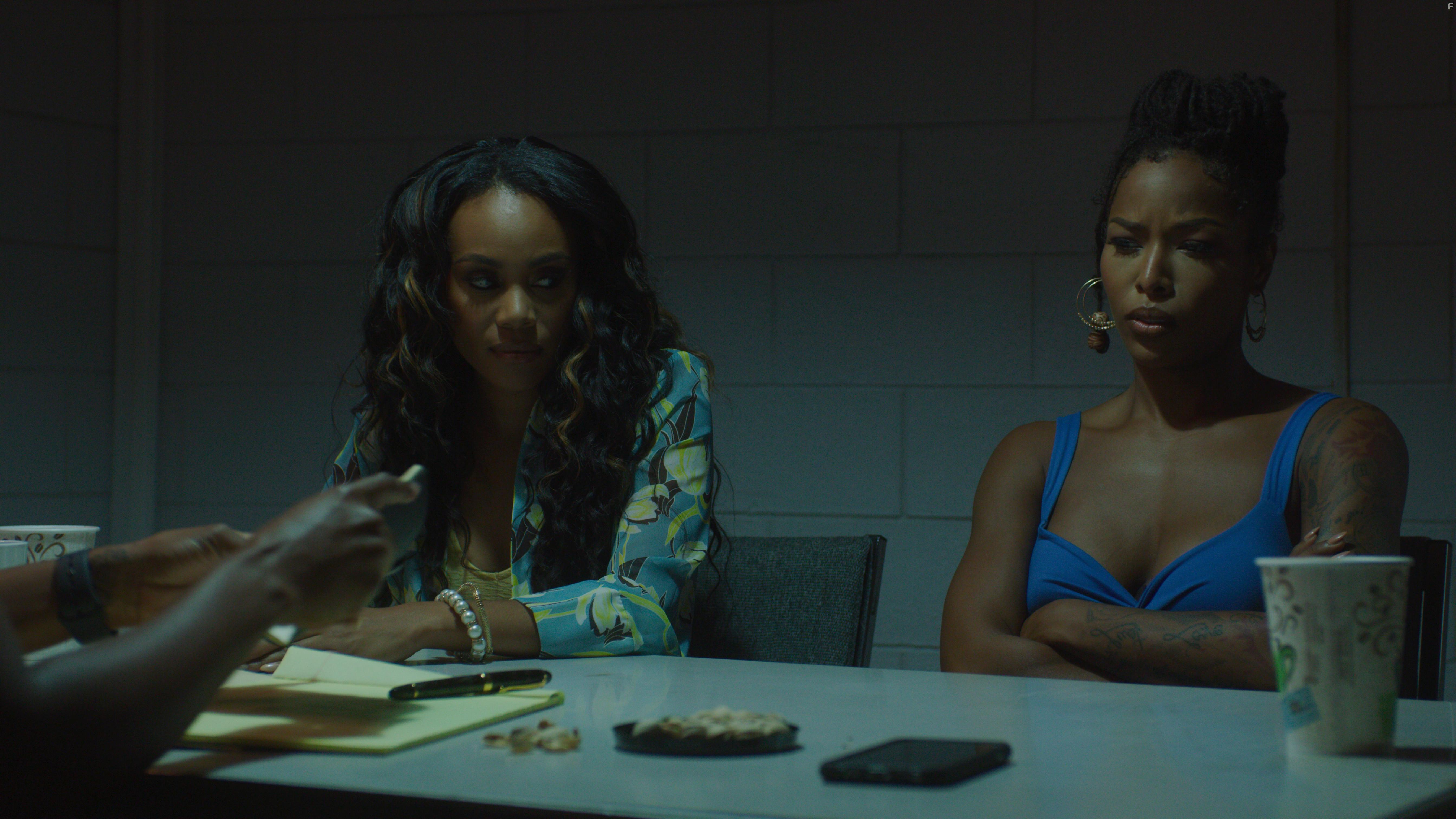 Tracey Bonner, Ty Walker, Errol Sadler, Brittany S. Hall, and Crystal-Lee Naomi in Girls Getaway Gone Wrong (2021)