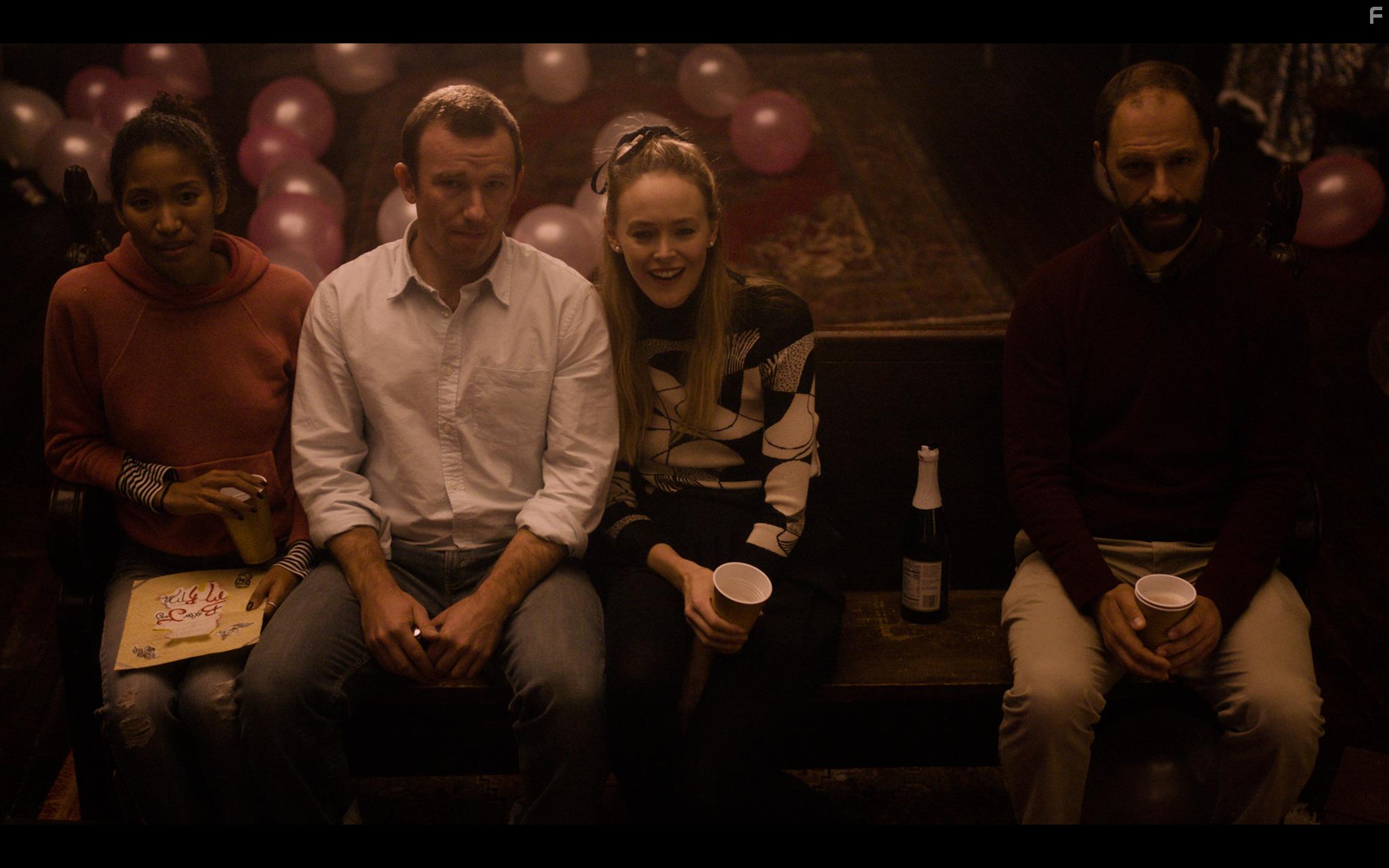 Jonathan C. Kaplan, Isabelle Chester, Michael Rabe, and Ayumi Patterson in The Falling World (2022)