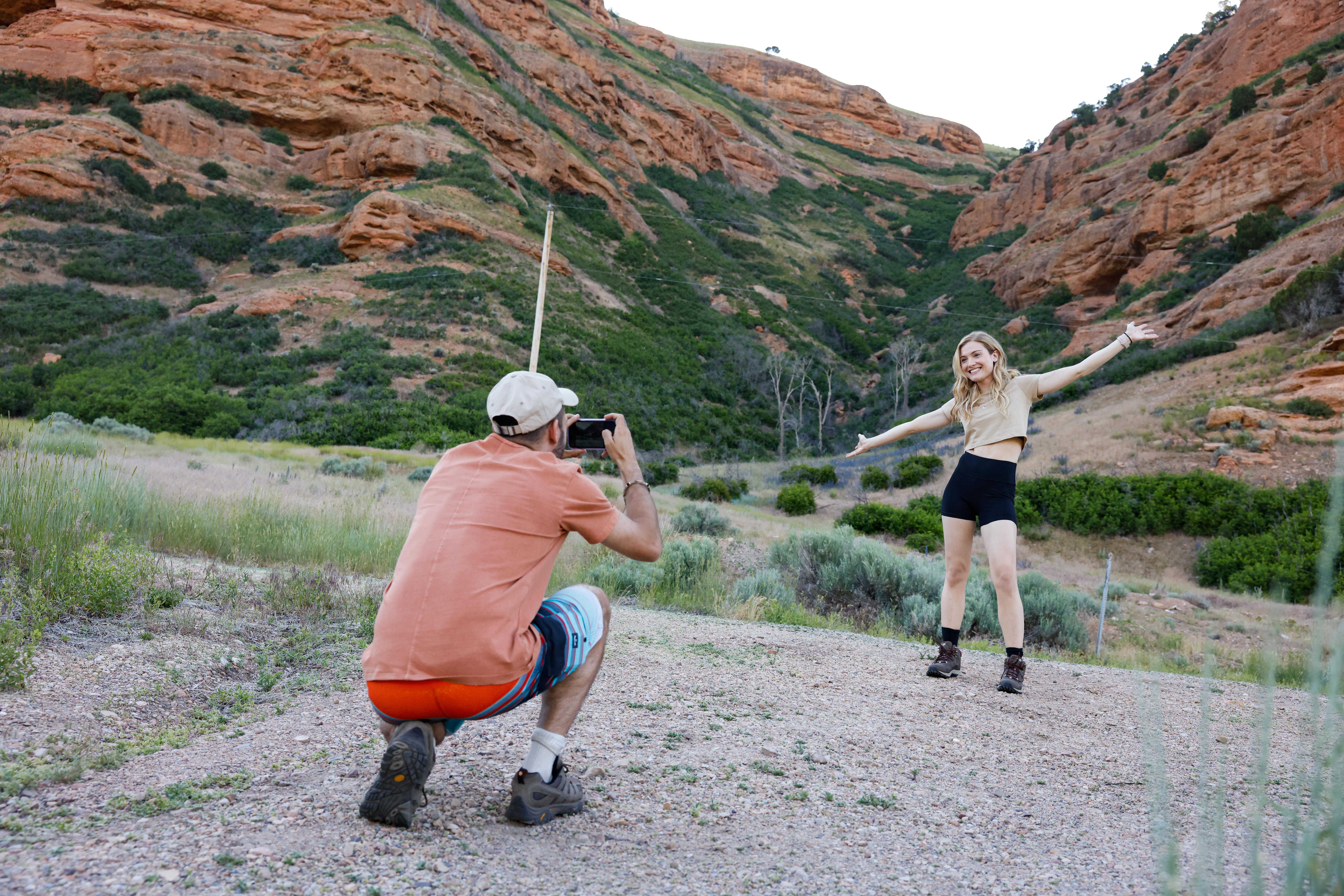Skyler Samuels and Evan Hall in The Gabby Petito Story (2022)