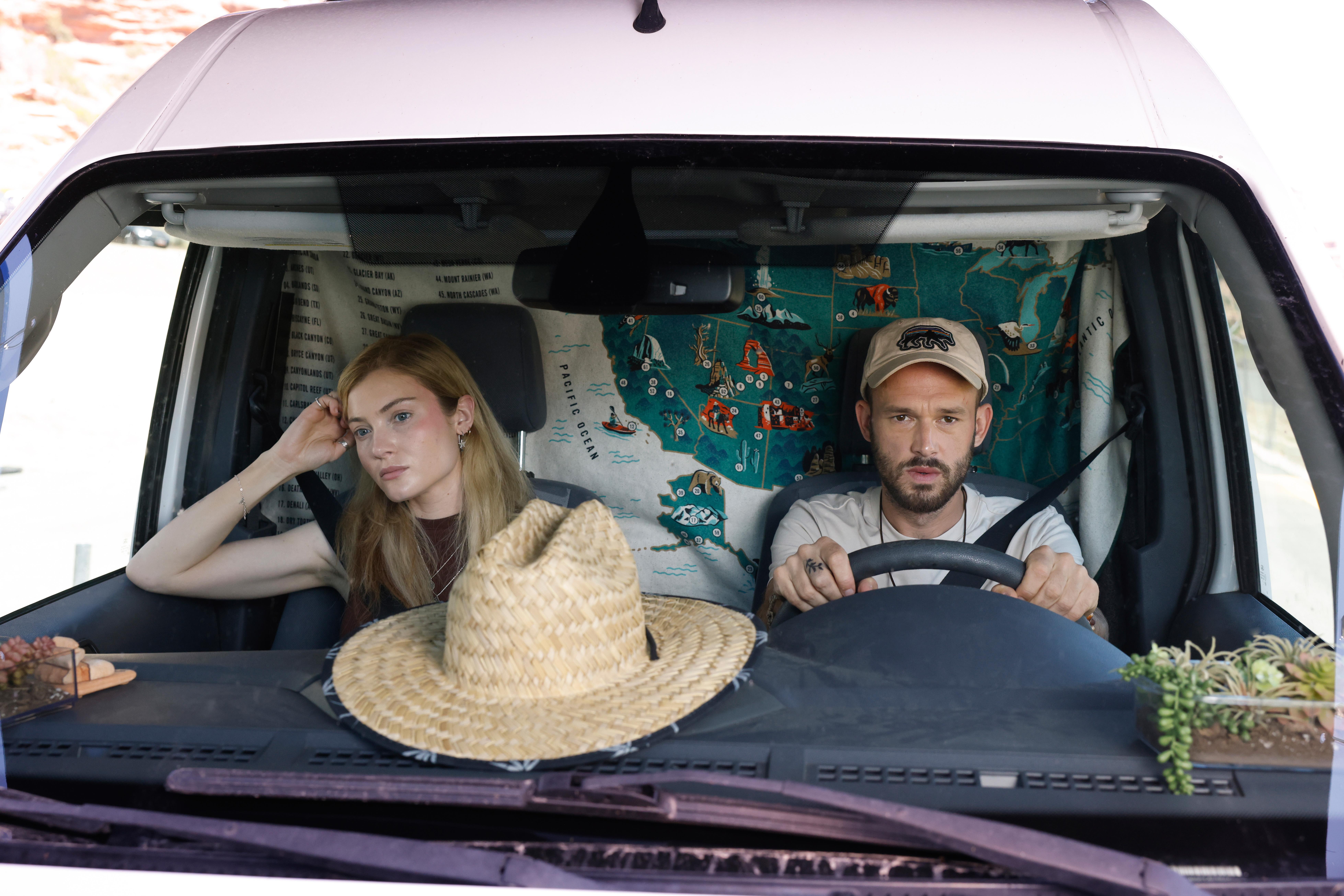 Skyler Samuels and Evan Hall in The Gabby Petito Story (2022)