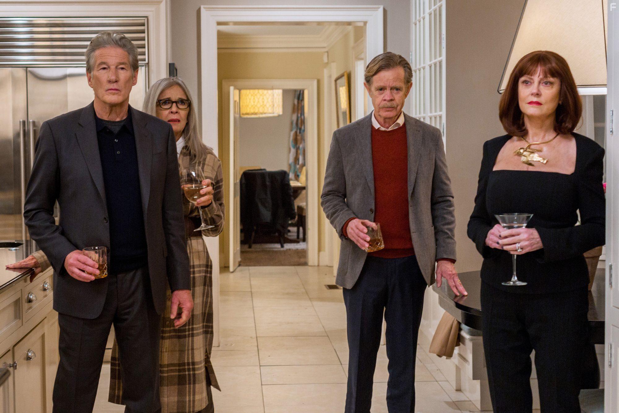 Richard Gere, Susan Sarandon, Diane Keaton, and William H. Macy in Maybe I Do (2023)