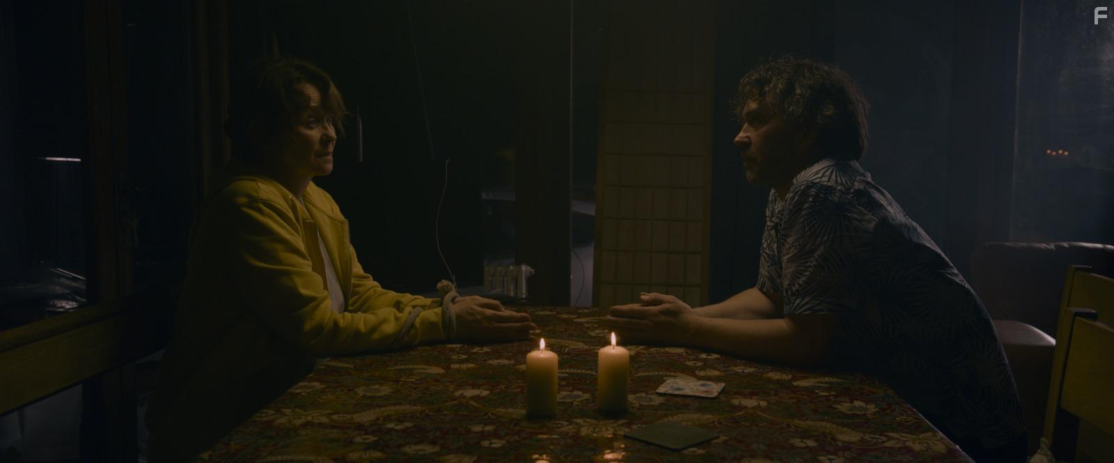 Gillian Broderick and Richard Kovacs in Mega Lightning (2022)