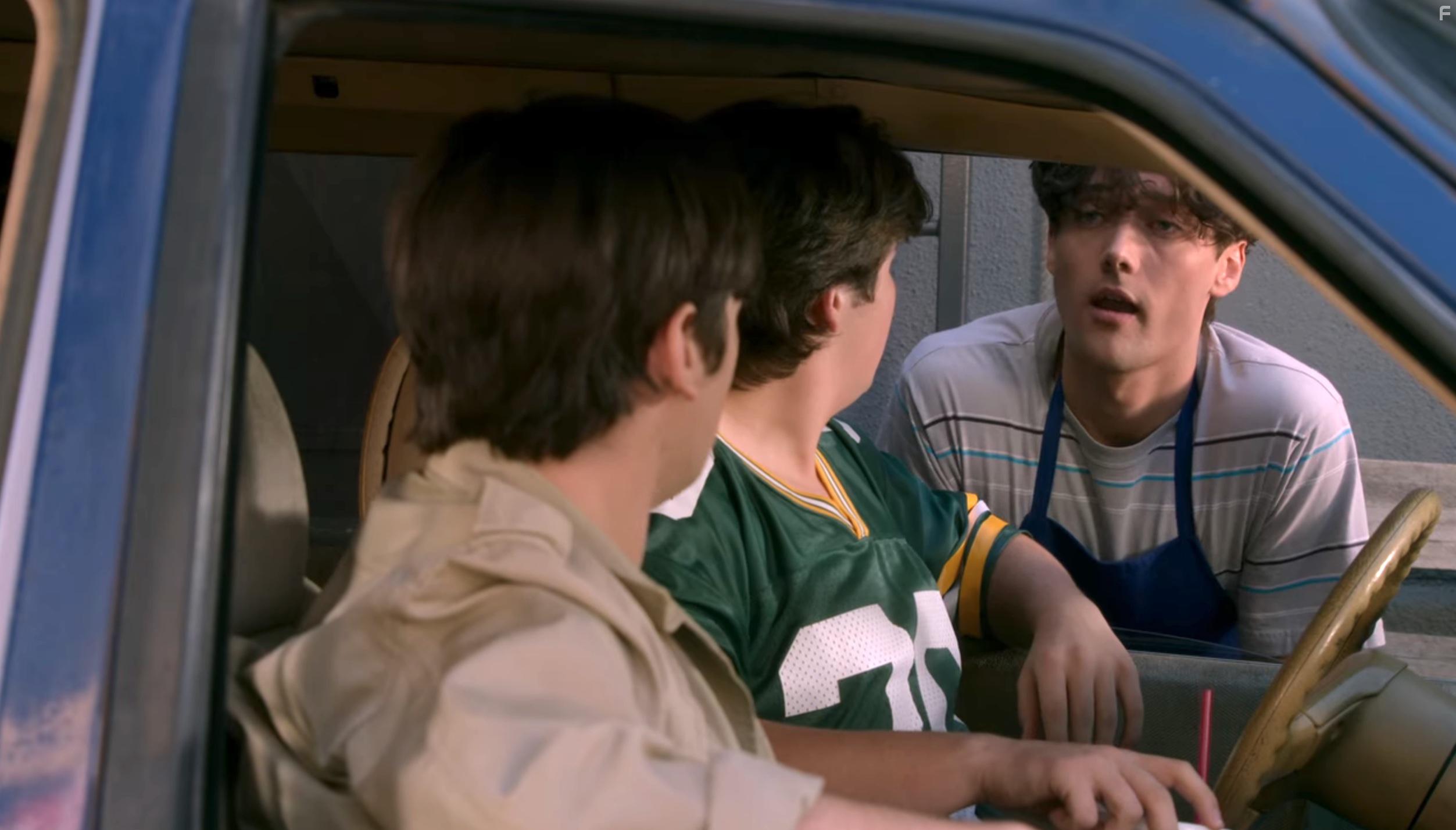 Mace Coronel, Luke Millington-Drake, and Maxwell Acee Donovan in That '90s Show (2023)