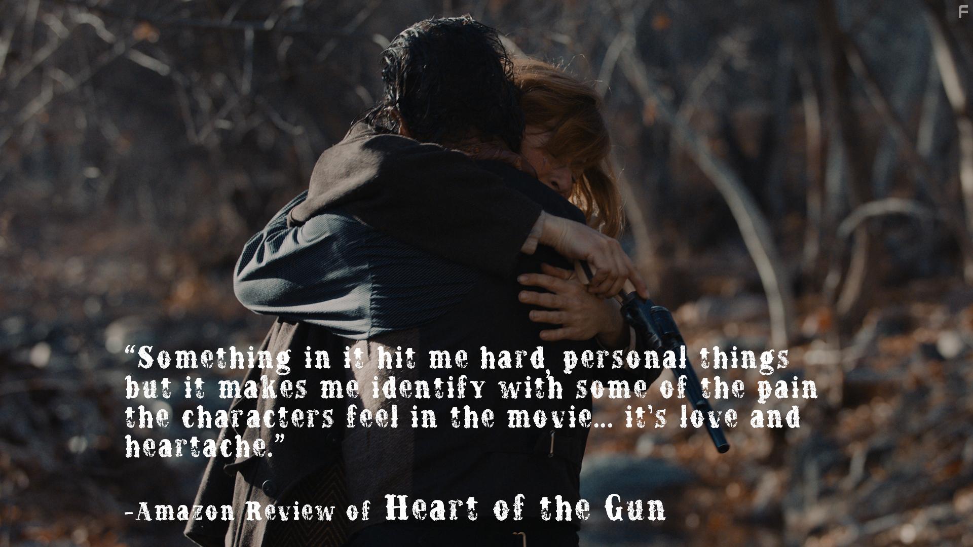 Amber Rose Mason and John Marrs in Heart of the Gun (2021)