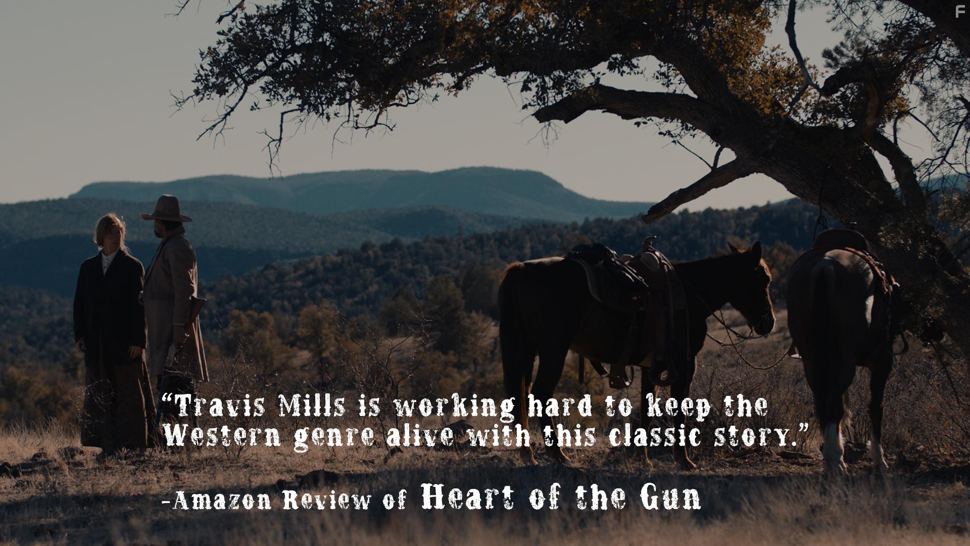 Amber Rose Mason and John Marrs in Heart of the Gun (2021)