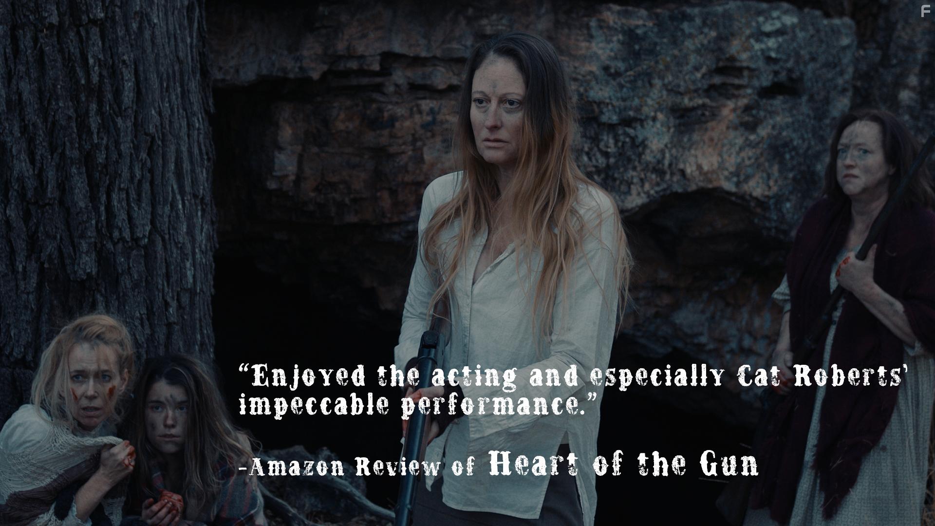 Anouschka Alexa, Carla Kidd, Kaylee Scott, and Cat Roberts in Heart of the Gun (2021)