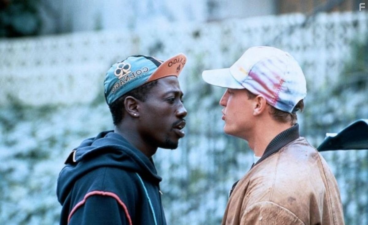 Woody Harrelson and Wesley Snipes in Basketbol - igra dlya chernyh (1992)