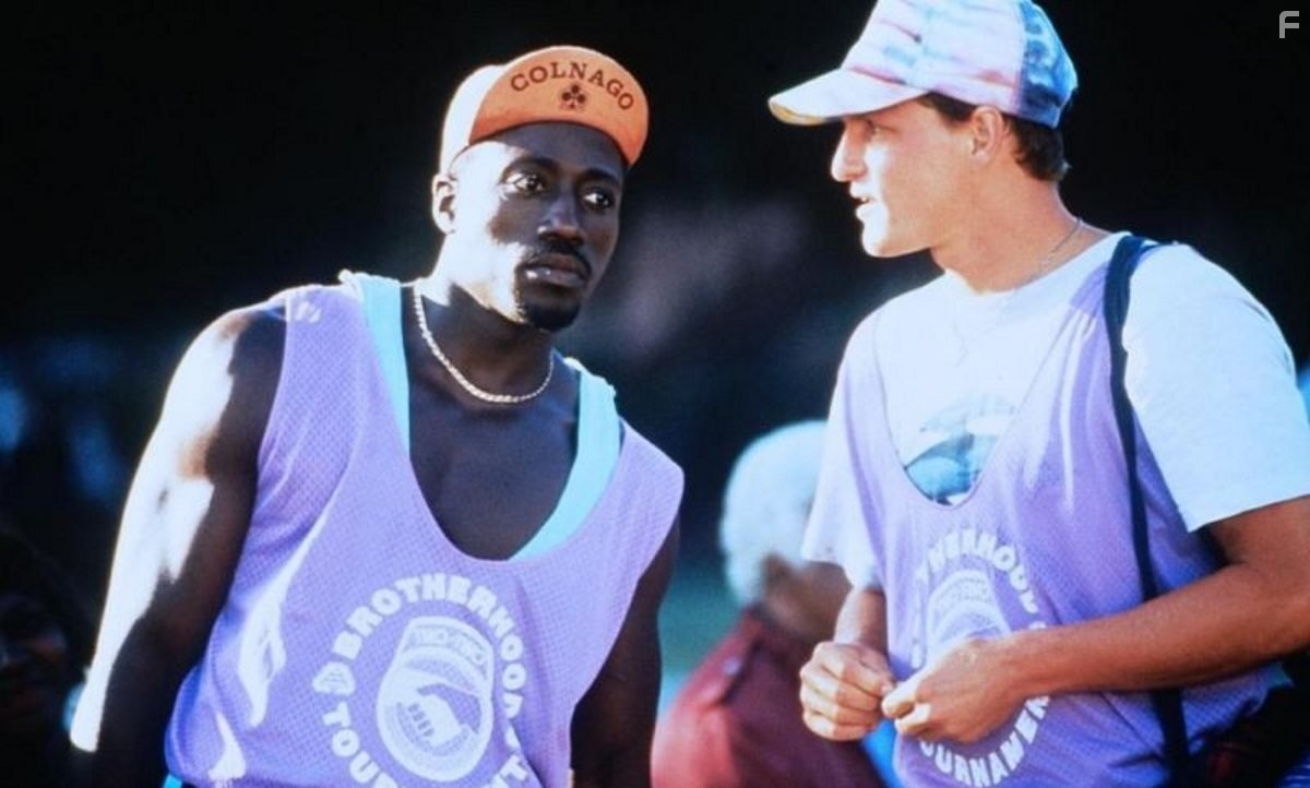 Woody Harrelson and Wesley Snipes in Basketbol - igra dlya chernyh (1992)