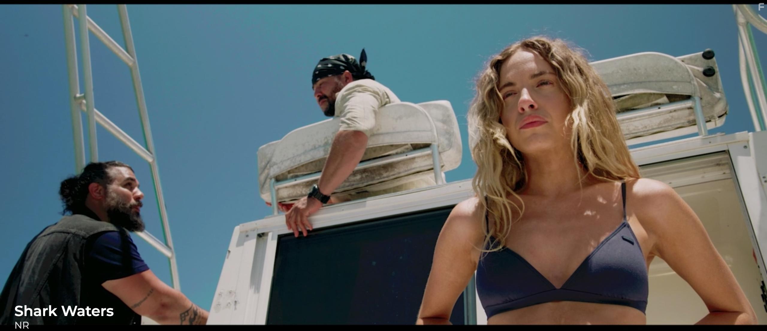 Jonathan Shores, Mike Rae Anderson, and Meghan Carrasquillo in Shark Waters (2022)