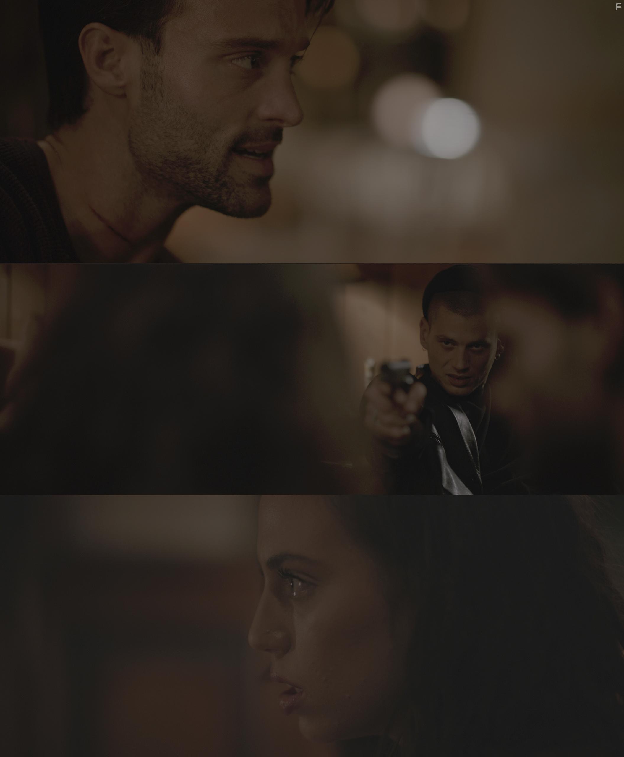 Francesco Cuizza, Taylor Jabara, and Jacob Taylor in Stranger (2022)