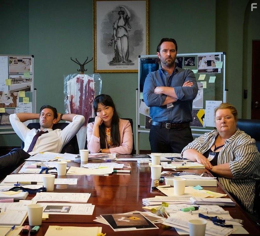 Sullivan Stapleton, Magda Szubanski, Lincoln Younes, and Michelle Lim Davidson in After the Verdict (2022)