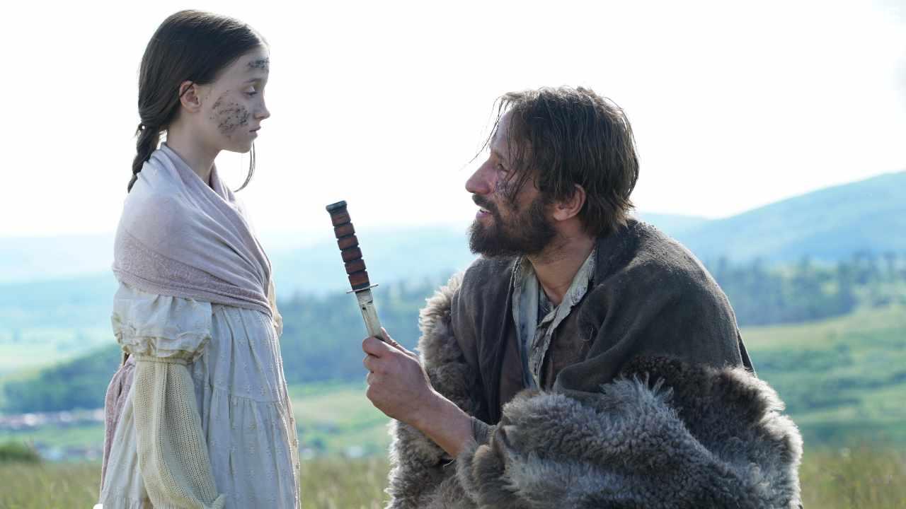 Matthias Schoenaerts and Maya Kelly in Django (2023)