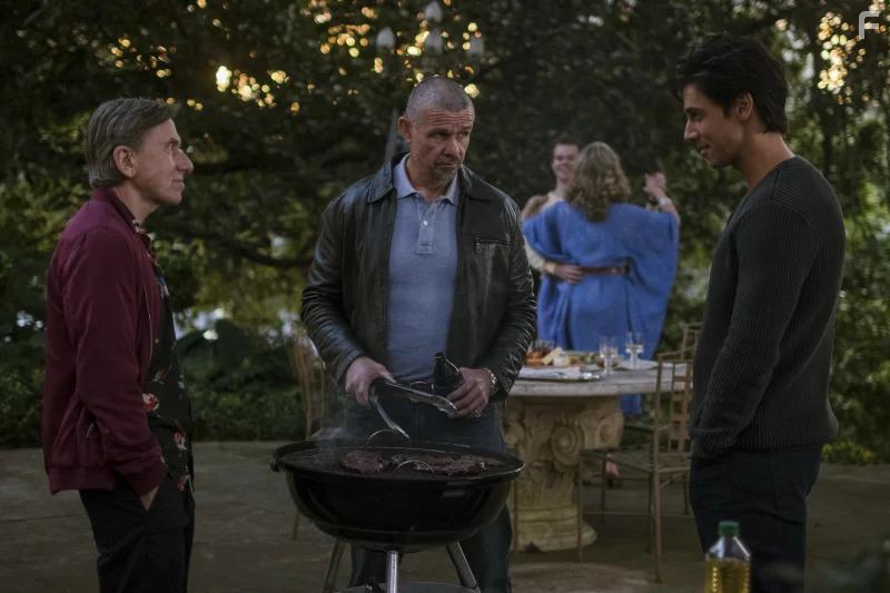 Tim Roth, Matt Nable, and Lincoln Younes in Last King of the Cross (2023)