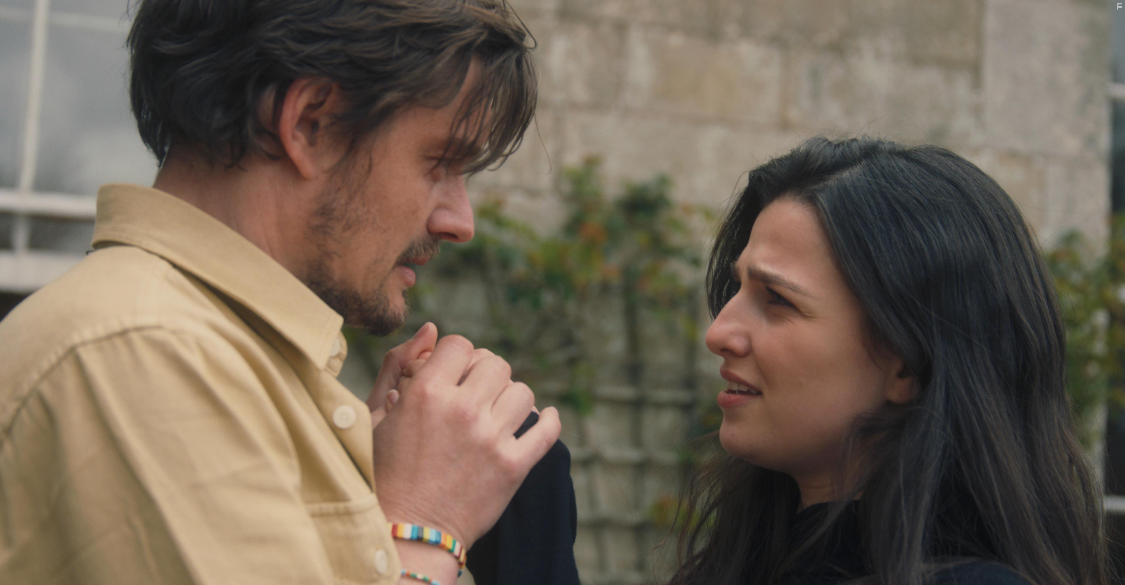 Sam Riley and Marisa Abela in She Is Love (2022)