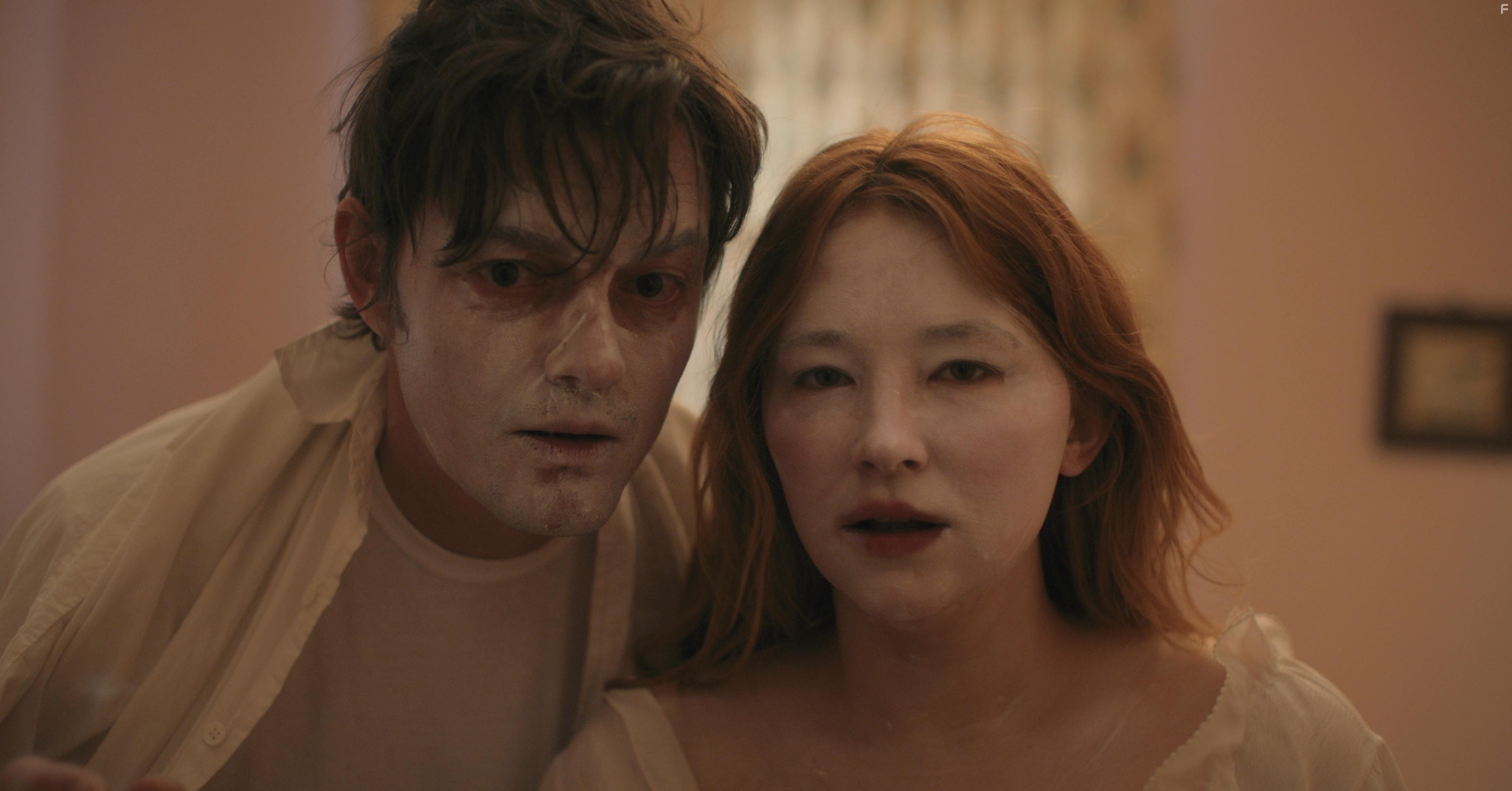 Sam Riley and Haley Bennett in She Is Love (2022)