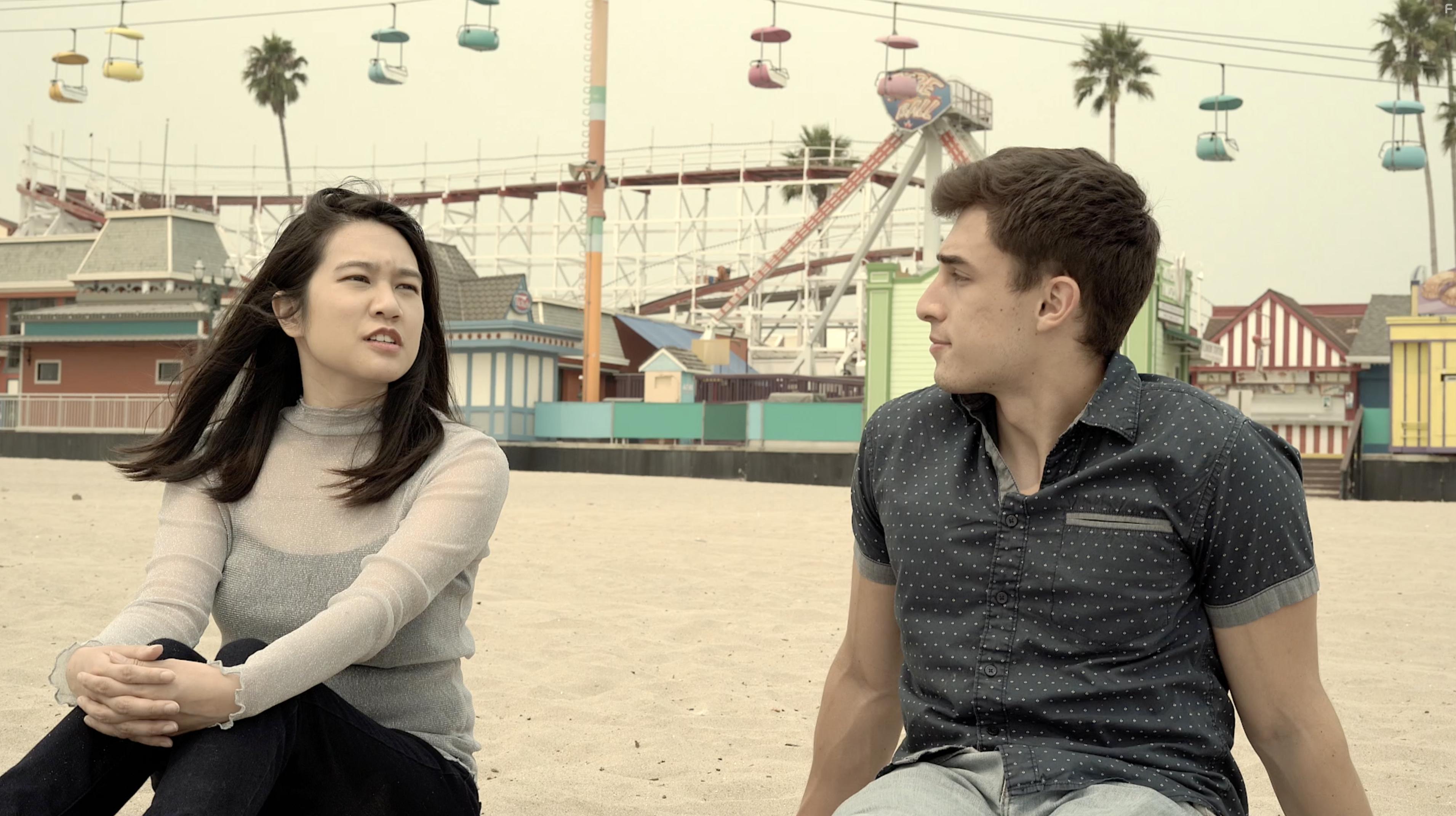 Emi Ray and Andrew Bursiaga in Sophie and the Serial Killers (2022)