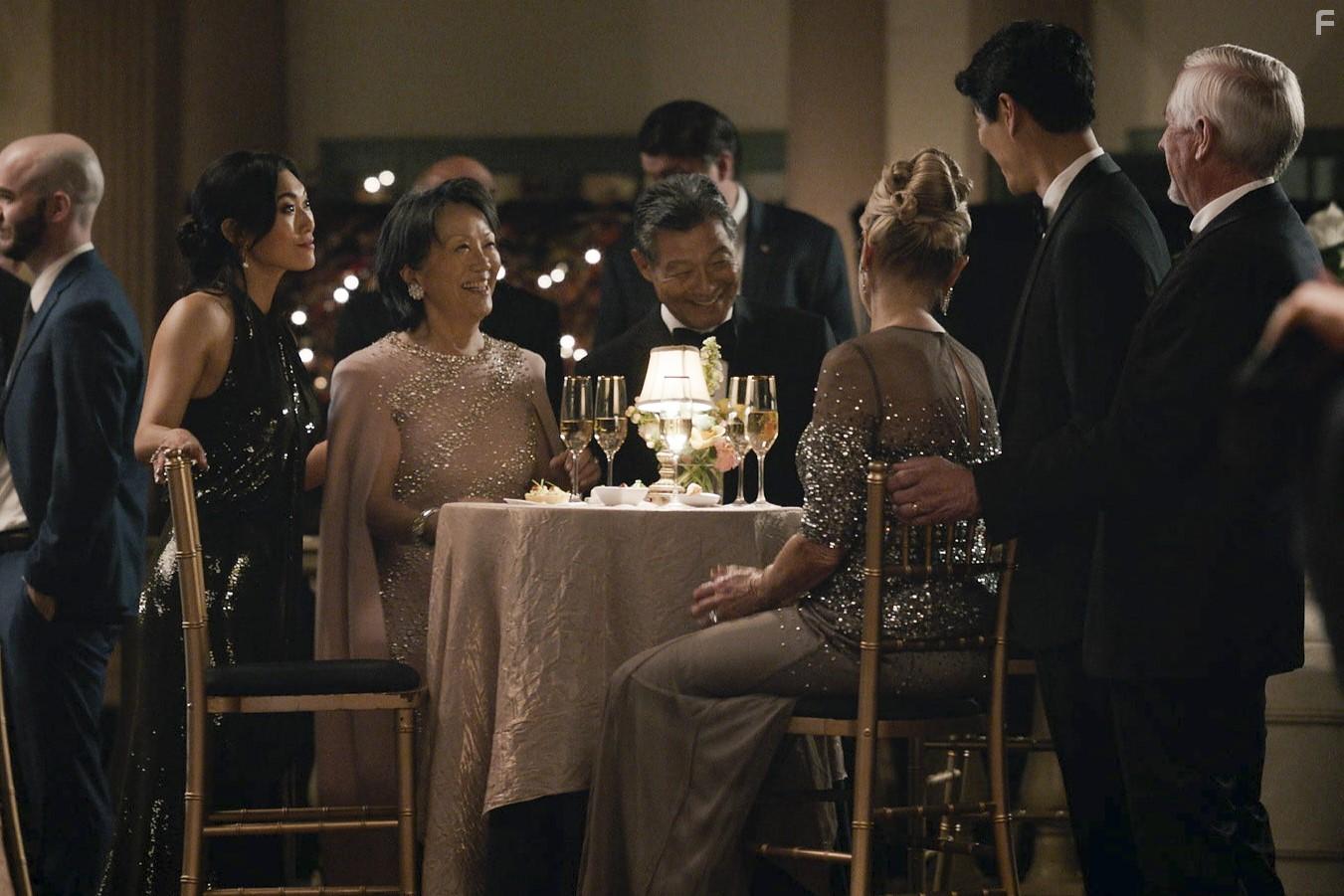 James Saito, Freda Foh Shen, and Catherine Haena Kim in The Company You Keep (2023)