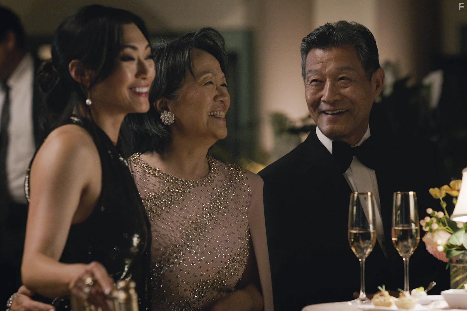 James Saito, Freda Foh Shen, and Catherine Haena Kim in The Company You Keep (2023)
