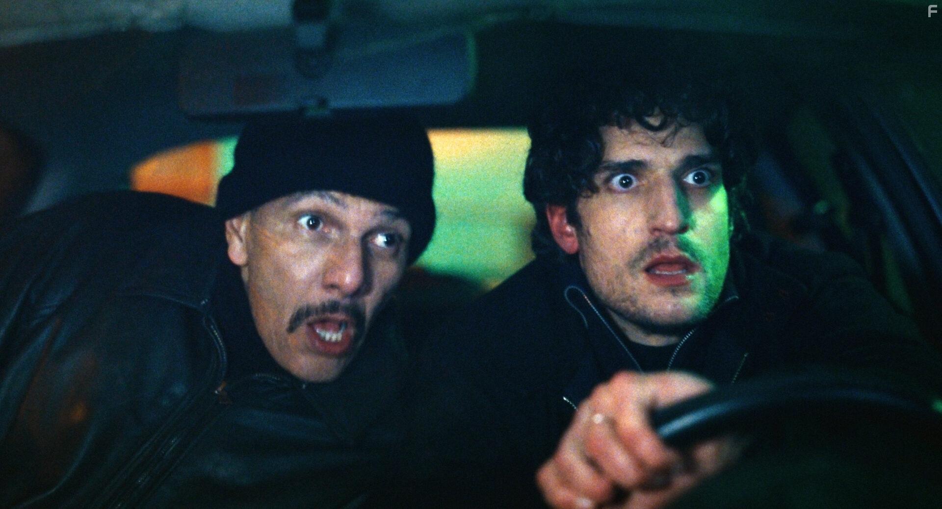 Louis Garrel and Roschdy Zem in The Innocent (2022)