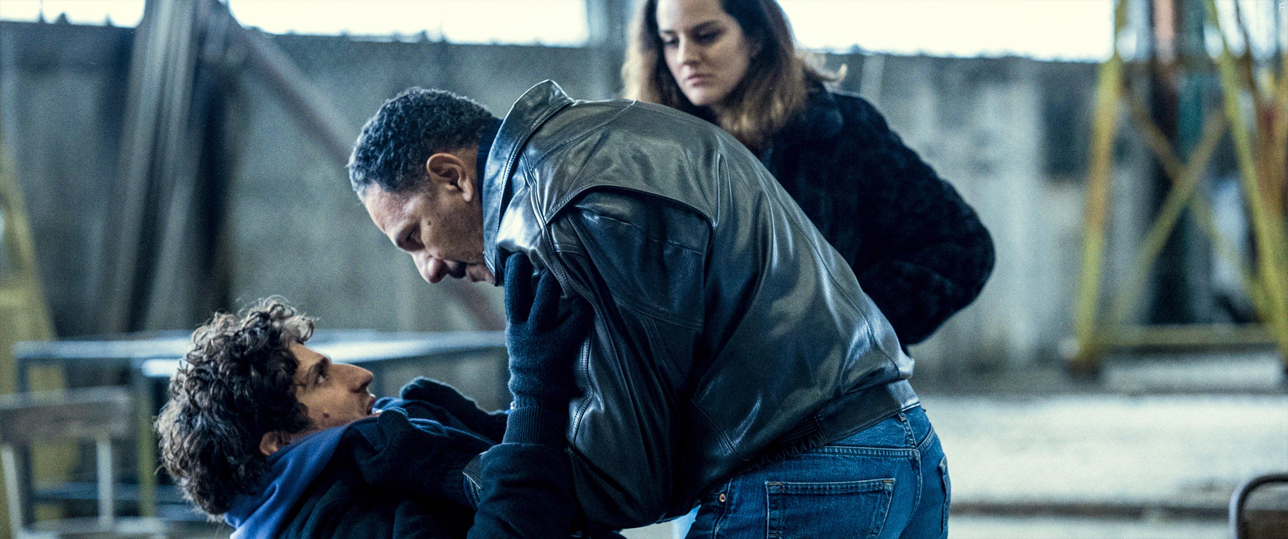 Louis Garrel, Roschdy Zem, and Nomie Merlant in The Innocent (2022)