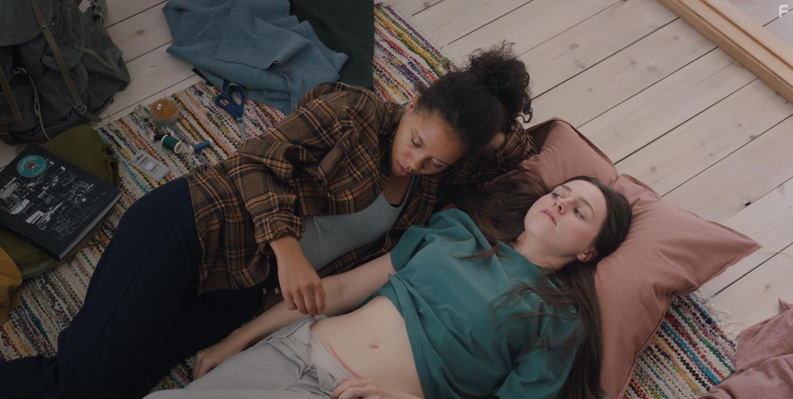 Maria Agwumaro and Amalie Ibsen Jensen in A Human Position (2022)