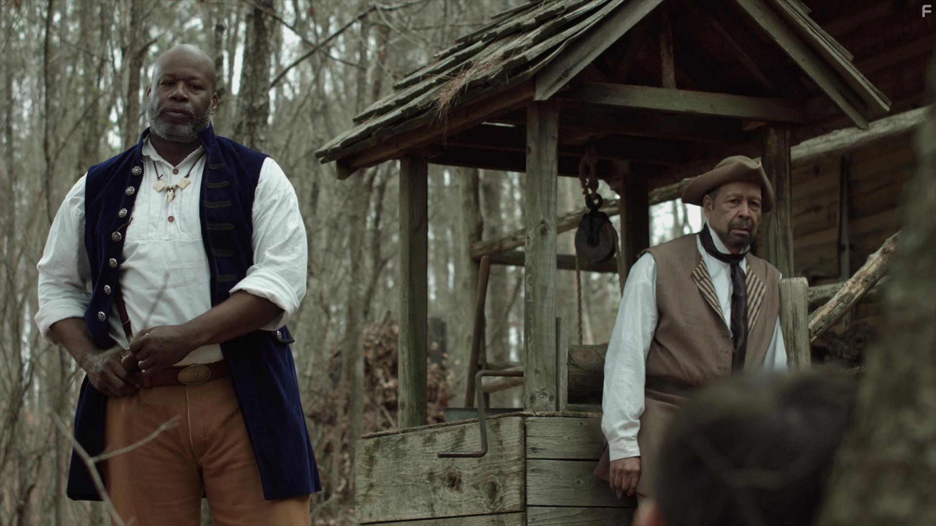 Lance E. Nichols and Marcus Dupree in Mysterious Circumstance: The Death of Meriwether Lewis (2022)