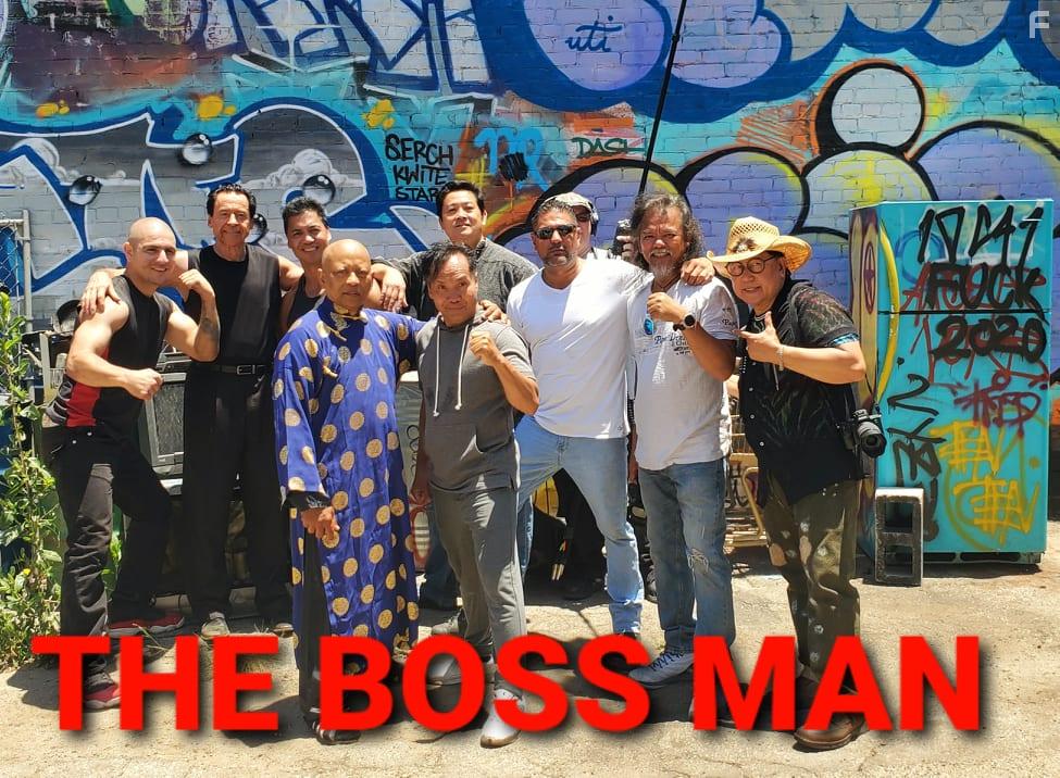 Ewart Chin, Glenn Small, Noel Languban, Nelson Trinidad, Eve Languban, Edwin Menor, Darryl Harrelson, Ray La Rochelle, Mark O. Sevier, and JJ Stomp in The Boss Man (2022)