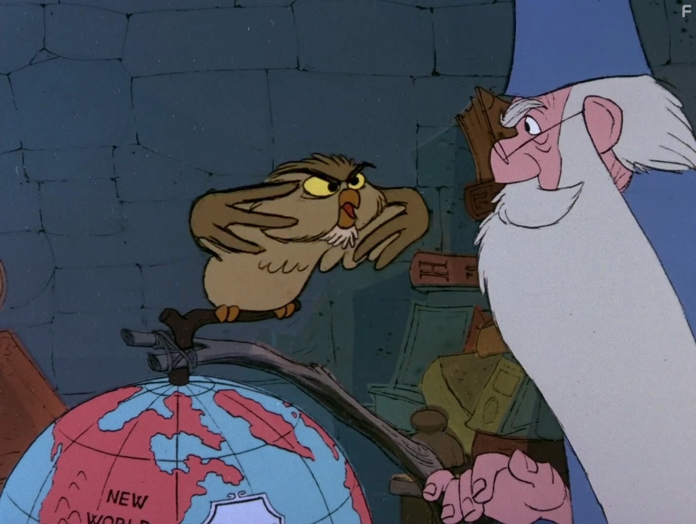 Junius Matthews and Karl Swenson in Меч в камне (1963)