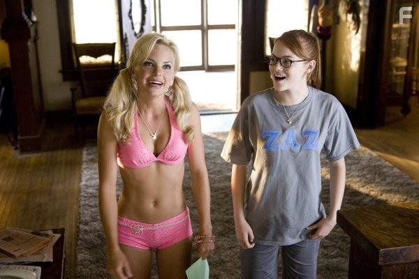 Anna Faris and Emma Stone in Мальчикам это нравится (2008)