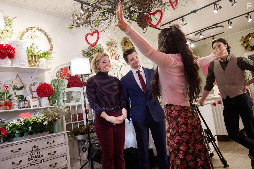 Dan Jeannotte, Eloise Mumford, Christin Park, and Alexander Steele Zonjic in Sweeter Than Chocolate (2023)