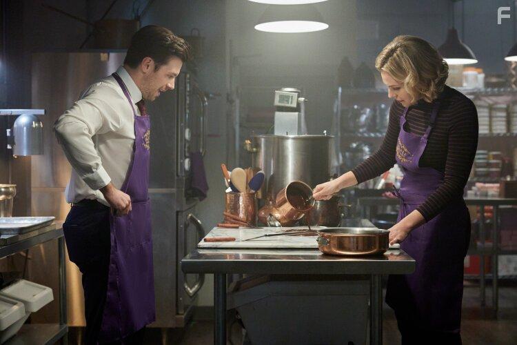 Dan Jeannotte and Eloise Mumford in Sweeter Than Chocolate (2023)