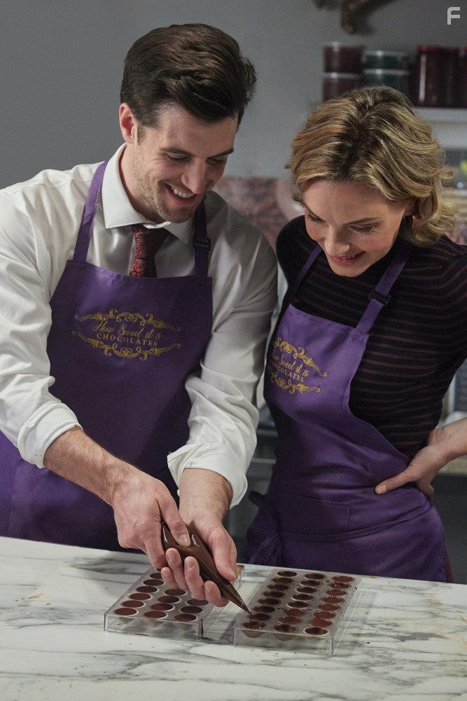 Dan Jeannotte and Eloise Mumford in Sweeter Than Chocolate (2023)