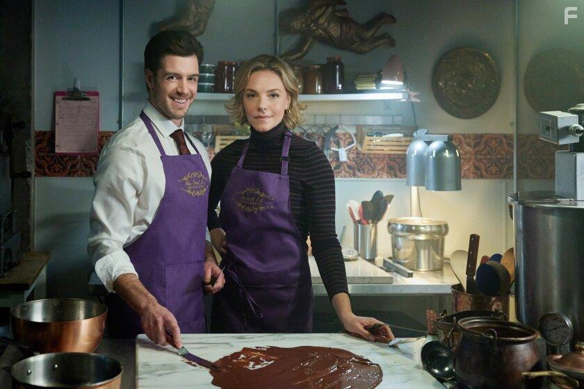 Dan Jeannotte and Eloise Mumford in Sweeter Than Chocolate (2023)