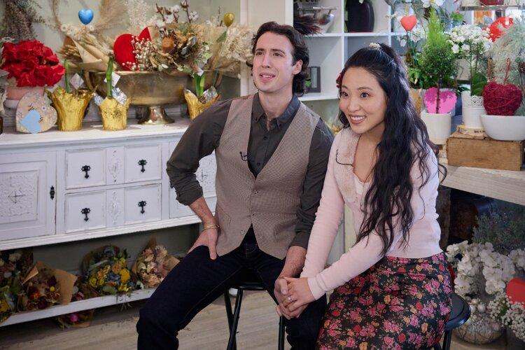 Christin Park and Alexander Steele Zonjic in Sweeter Than Chocolate (2023)